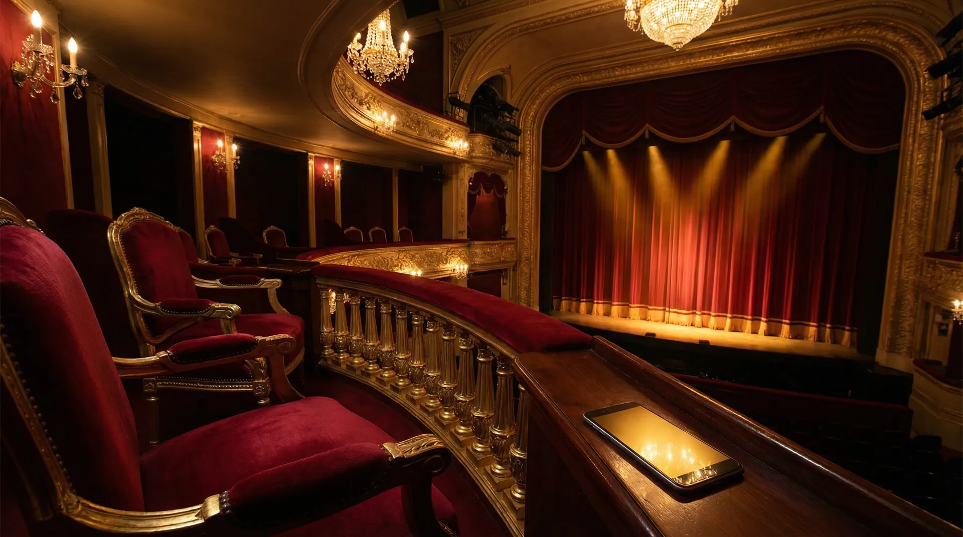 APP下载 - 手机与剧院幕布