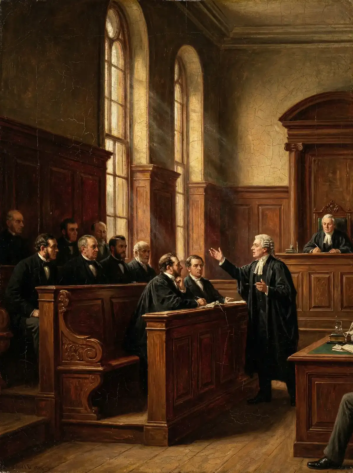 经典 日本有码 推荐 - 法庭戏剧油画风格剧照